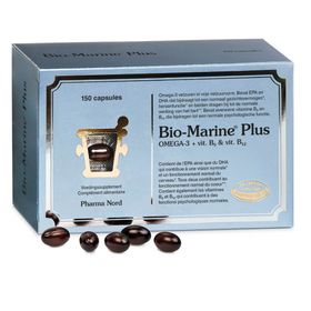 Pharma Nord Bio-Marine Plus | oméga-3 + vitamine B9 & B12 | Le cœur, la vue & le cerveau