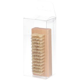 Cartel Paris Brosse à ongles en bois et soie naturelle, double face