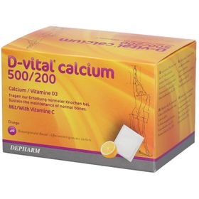 D-Vital Calcium 500/200 Orange Calcium