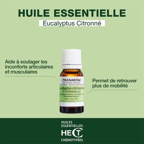 Pranarôm Huile Essentielle Eucalyptus Citronné