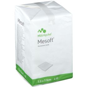 Mesoft S Compresse Non-Stérile Non-Woven 4 Couches 7.5x7.5cm 157100