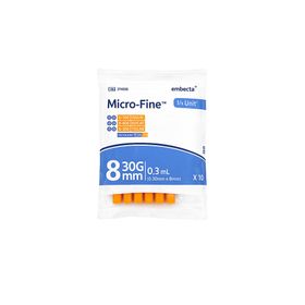 BD Microfine+ Insuline Spuit Demi 0.3ml 30g 8mm