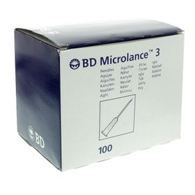 BD Microlance 3 Épingle 22G 1 IV 0.7x25 mm Noir