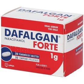 Dafalgan® Forte 1g Paracetamol | Pijn & Koorts