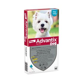 Advantix 100/500 Spot-On Solution Chien 4<10kg