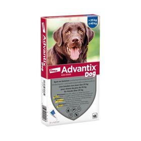 Advantix 400/2000 Spot-On Oplossing Hond 25<40kg