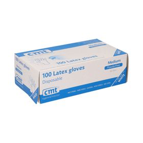 CMT Gants Latex Blanc PF Medium