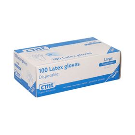 CMT Handschoenen Latex Wit PF Large