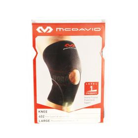 McDavid Kniebandage Open Patella 402 Zwart Maat L