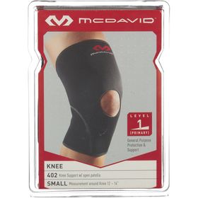 McDavid Knee Support Open Patella Zwart Maat S