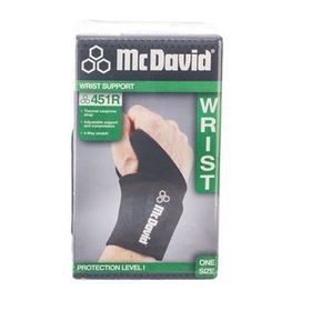 McDavid Wrist Support Zwart Eén Maat