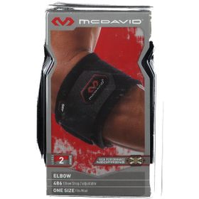 McDavid Tennis Elbow Strap Zwart Eén Maat