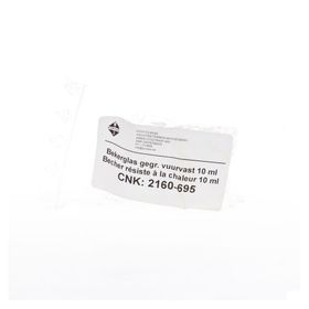 Pontos Vuurvast Bekerglas 10 ml
