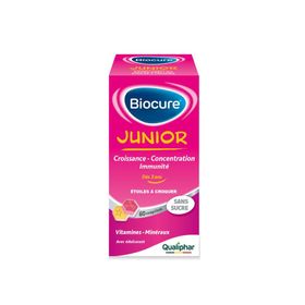 Biocure® Junior Etoiles à Croquer - Multivitamine, Croissance