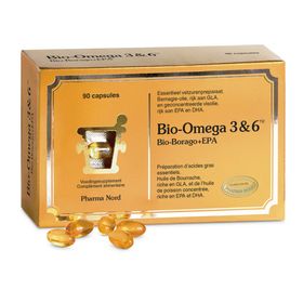 Pharma Nord Bio-Omega 3 & 6 | oméga-3 + oméga-6 | Le cœur, la vue & le cerveau