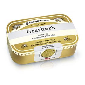 Grethers Pastilles van Vlierbloesem Suikervrij