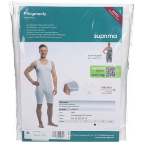 Suprima 4698 Body Sans Bras Avec Fermeture Blanc Large