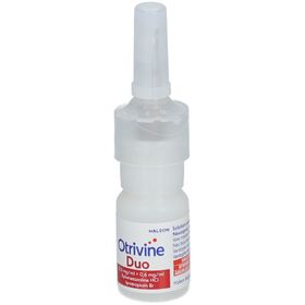 Otrivine Duo 0,5 mg/ml + 0,6 mg/ml Solution pour Pulvérisation Nasale
