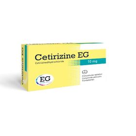 Cetirizine EG 10 mg | Allergie & Urticaire