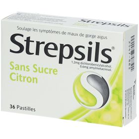 Strepsils Citron Sans Sucre