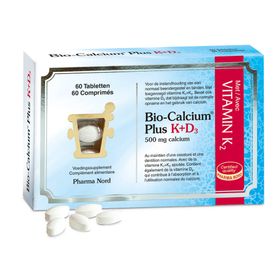 Pharma Nord Bio-Calcium Plus K+D3 | calcium + vitamine K + vitamine D | Os & dents