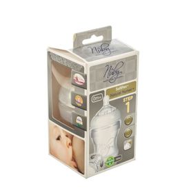 Nuby Zuigfles Silicoon 150ml 0 Maand + Speen Langzaam