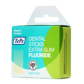 TePe Dental Sticks Extra Slim Bois avec Flurorés