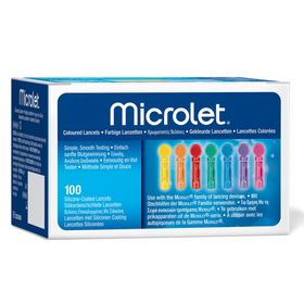 Bayer Microlet Lancetten Steriel Gekleurd
