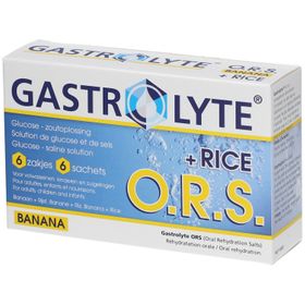 Gastrolyte O.R.S. Banaan & Rijst - Hydratatie, bij Diarree