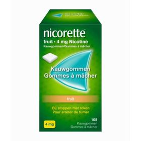 Nicorette® Fruit Gommes à Mâcher 4mg