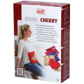 Sissel Cherry Kersenpitkussen 23cm x 26cm Rood