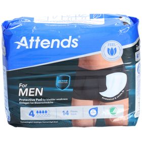 Attends® Protège-Slip Long For Men Shield 4 Incontinence