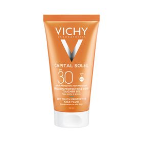 Vichy Capital Soleil Dry Touch Face Fluid SPF30 + Cadeau: Vichy Aftersun 100 ml