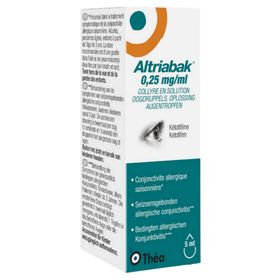ALTRIABAK® 5ml | Gouttes oculaires antiallergiques