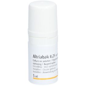 Altriabak® 0,25 mg/ml Oogdruppels