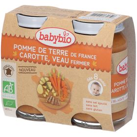 Babybio Bipack Légumes-Veau