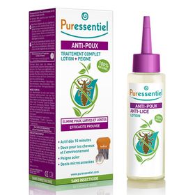 Puressentiel Répulsif Anti-Poux Lotion + Peigne