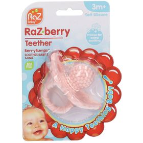 Raz Baby Bijtring Razberry Roze 3M+