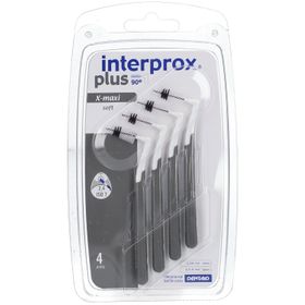 Interprox Plus X-Maxi Soft Interdentale Borsteltjes Grijs