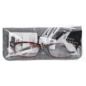 Pharma Glasses Leesbril Bruin +3.50