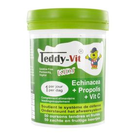 Teddy-Vit Vitamine C/Echinacea/Propolis Beertjes