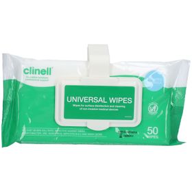 Clinell Lingettes Universels Clip Pack CWCP50