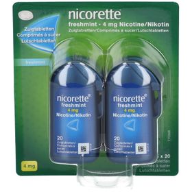 Nicorette® Freshmint Comprimés à Sucer 4mg
