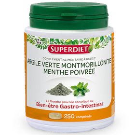 Superdiet Groene Klei Montmorillonite - Pepermunt