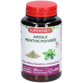 Superdiet Argile Verte Montmorillonite - Menthe Poivrée
