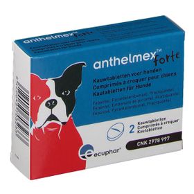 Anthelmex Forte Hond 2kauwtabs