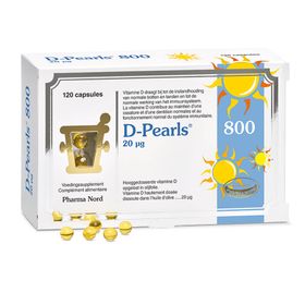 Pharma Nord D-Pearls 800 | vitamine D | Immunité + Os & dents