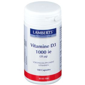 Vitamine D Lamberts 1000IU 25mcg