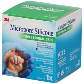 3M Micropore Silicone Sparadrap Chirurgical 5cmx5m