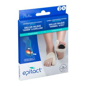 Epitact® Orthèse Corrective de Jour pour Hallux Valgus « Oignon » & Durillons Droite Small